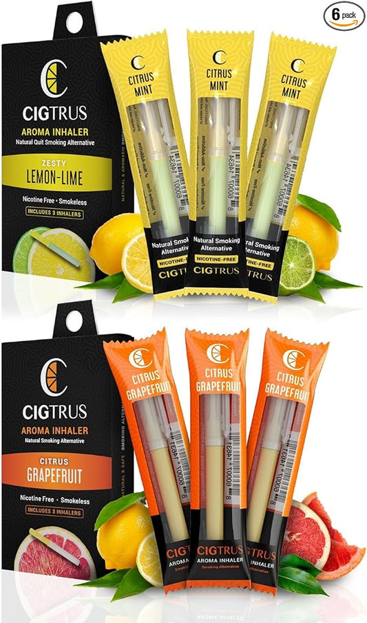 Natural Nicotine-Free & Tobacco-Free Smoking Alternative (6-Piece)