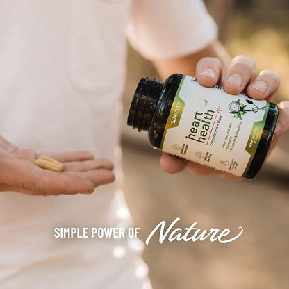 Snap Supplements Heart Health Supplements and 90 Capsules