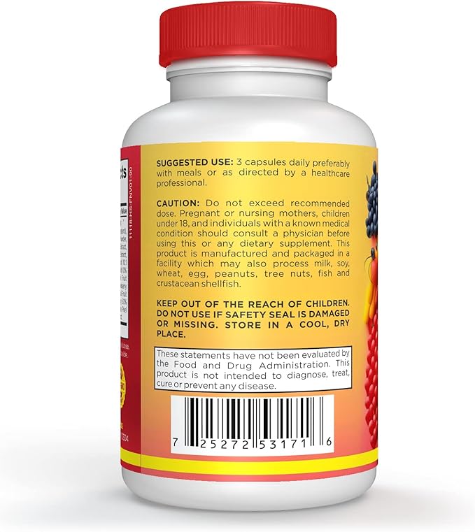Vegetarian Balance of Superfoods Reds Fruits 90 Fruits, 90 Veggies