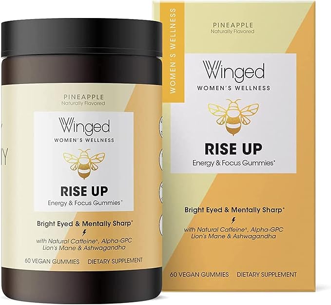 Winged Rise Up Gummies B12 for (30 Servings)
