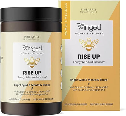 Winged Rise Up Gummies B12 for (30 Servings)