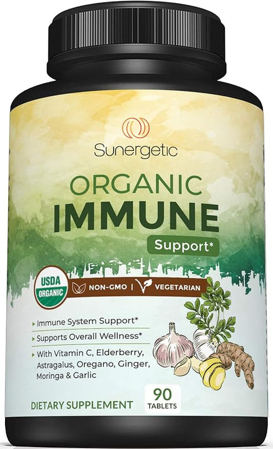 USDA Organic Immune Support Supplement – 90 Immune