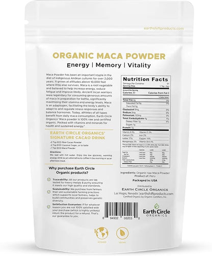Yellow Maca Root Powder, Natural Superfood, Helps with Energy, Weight, and Women's Fertility - Vegan - 1 Pound (Pack of 1)