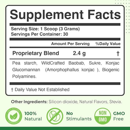 DigestSync Digestion Supplement for Gut Health 100% Natural 3.17 Ounces, 30 Servings