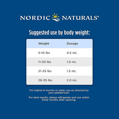 Nordic Naturals Baby’s DHA Vegetarian, Unflavored 1050 mg Omega-3-1 oz 15 Servings