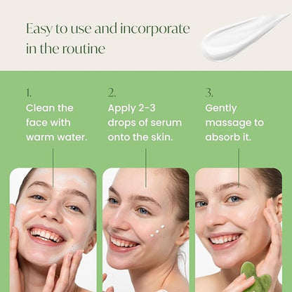 PLANTIFIQUE Korean Jojoba Oil & Hyaluronic Acid Face Massage Serum - Perfect for Gua Sha Facial Tools - Collagen & Niacinamide Gifts Anti-Aging Glow - for Men & Women