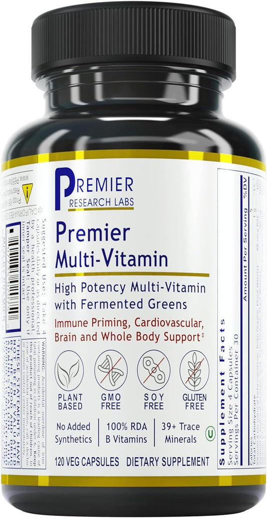Premier Research Labs Multi-Vitamin: Immune, Brain 120 Plant-Sourced
