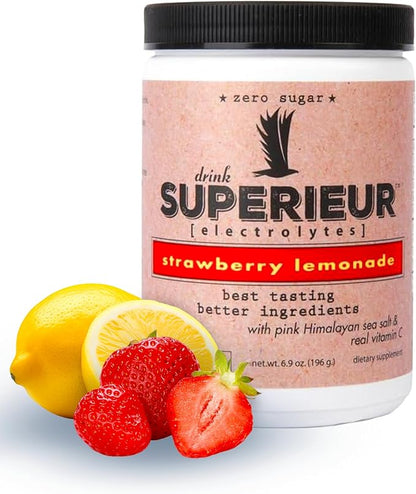 Superieur Electrolytes–Plant Based Electrolyte Supplement w/Sea Lemon(70 Serv)