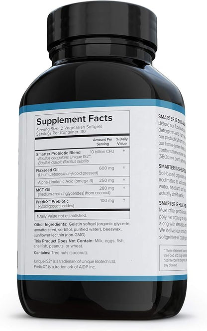 Smarter Gut Health Probiotics 10 Billion (180 Servings)