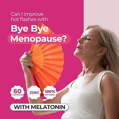 ZENZSUAL Bye Bye Menopause, 60 Capsules 100% Vegan,