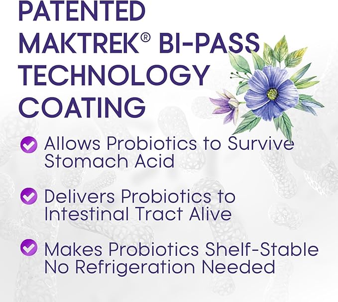 Probiotics for Women's Digestive Health, 50 Billion CFU for Vaginal pH, Gut Health & Immune Support, Daily Probiotic Supplement for Feminine Health, 5 Strains, Gluten Free - 60 Capsules