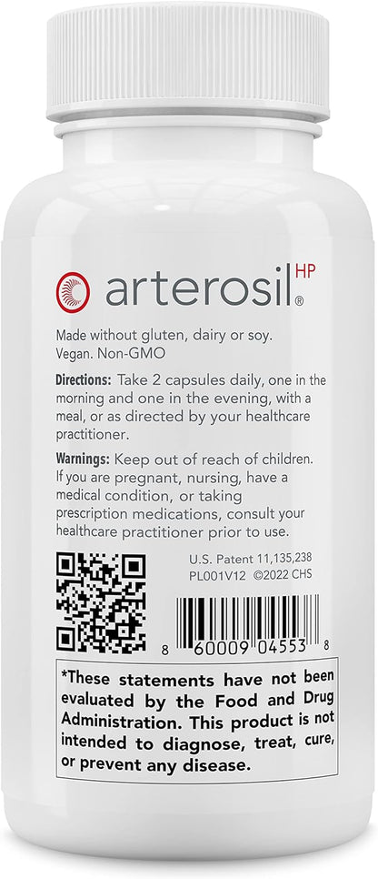 Arterosil HP Professional - Endothelial Glycocalyx Support - Heart Health Support - Artery Health Support - Circulation Support – MonitumRS® Rhamnan Sulfate - Monostroma Nitidum