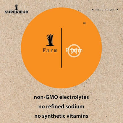 Superieur Electrolytes – Plant Based Electrolyte (70 Servings)