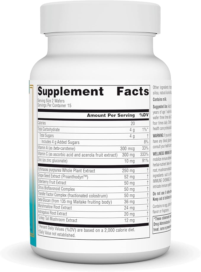 Source Naturals Wellness Immune Chewable Defense Complex* 30 Chewables