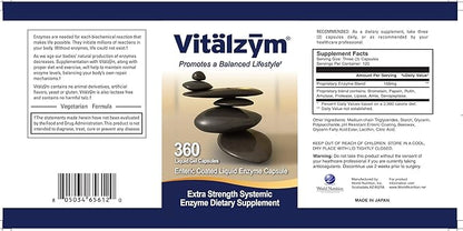 Proteolytic Systemic Enzymes Liquid Gel Capsules (360 Capsules)
