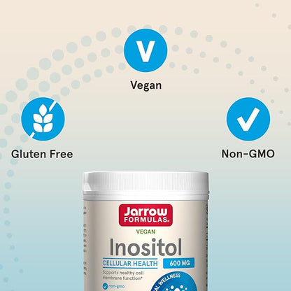 Jarrow Formulas Inositol 600 mg, Dietary 8 oz 378 Day