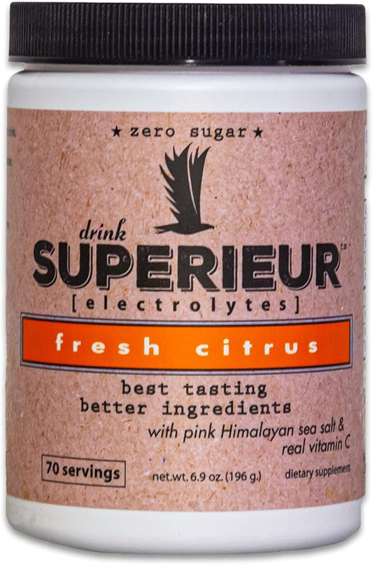 Superieur Electrolytes – Plant Based Electrolyte (70 Servings)