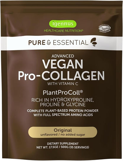 Pure & Essential Vegan Collagen Peptide 35 Servings