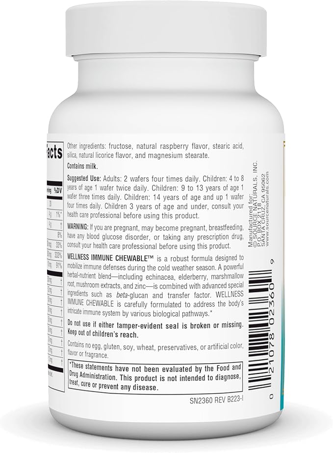 Source Naturals Wellness Immune Chewable Defense Complex* 30 Chewables