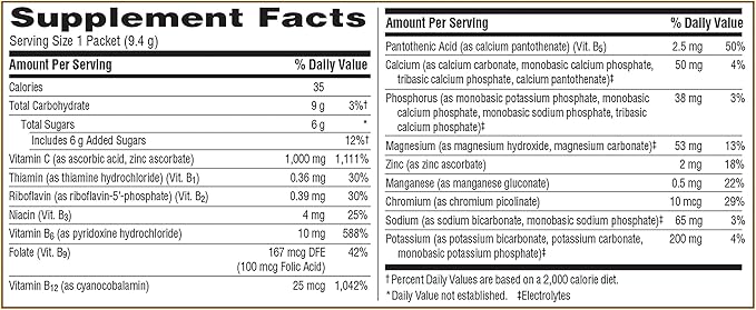 Emergen-C 1000mg Vitamin C Powder, with Antioxidants, B Vitamins and Electrolytes, Immunity Supplements for Immune Support, Caffeine Free Fizzy Drink Mix, Pink Lemonade Flavor - 30 Count