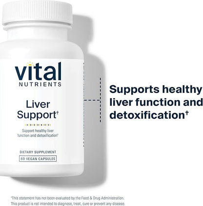 Vital Nutrients Liver Support Milk Thistle 60 Capsules