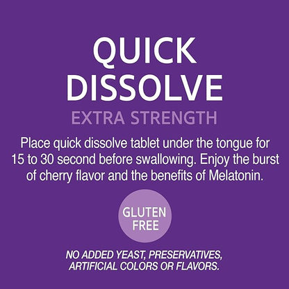 21st Century, Melatonin Quick Dissolve Tablets 10 mg, 120 Count
