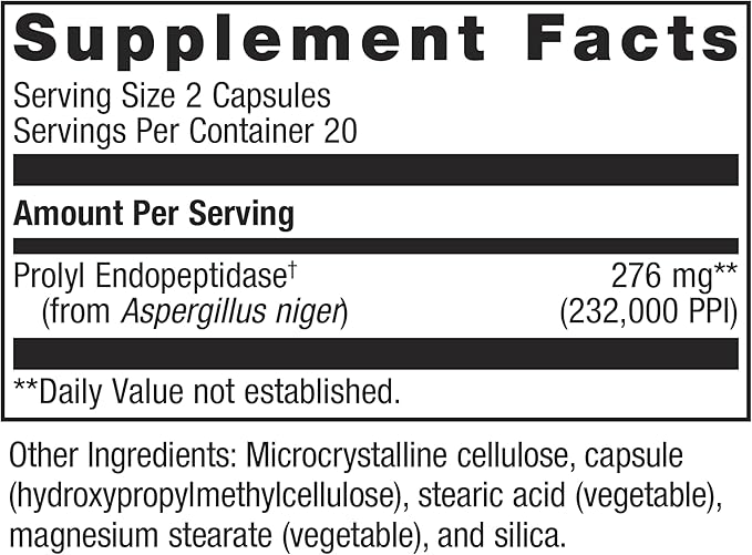 Metagenics SpectraZyme Gluten Digest 40 Capsules 20 Servings