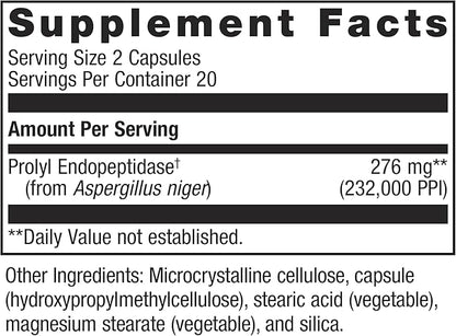 Metagenics SpectraZyme Gluten Digest 40 Capsules 20 Servings