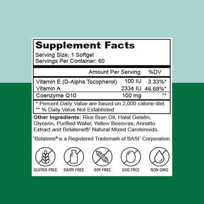 Zaytun CoQ10 Highly Absorbable, Heart Health 60 Mini