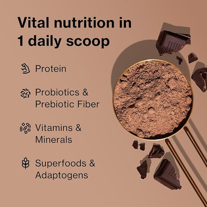 Shakeology Vegan Protein Powder - Gluten Free, Superfood Protein Shake - Helps Support Healthy Weight Loss, Lean Muscle Support, Gut Health, Manage Effects of Stress, Cafe Latte - 30 Servings