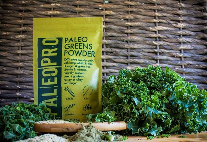 PaleoPro Paleo Greens Powder, Plant-Based Vegan B12, Keto 9.4oz