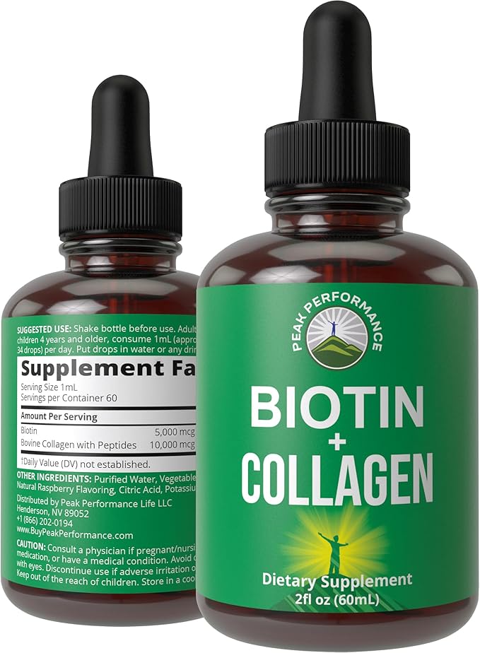 Liquid Collagen for Women and Men 2-in-1 Oral 10,000 mcg 5,000 mcg