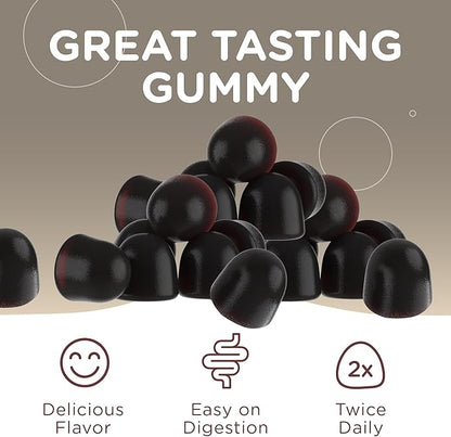 Zahler 10-in-1 Mushroom Gummies Raspberry Flavored 6 Adaptogenic (60)