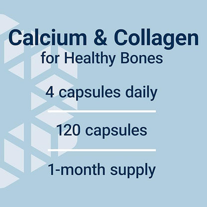 Life Extension Bone Strength Collagen Formula, D3, magnesium 120 capsules