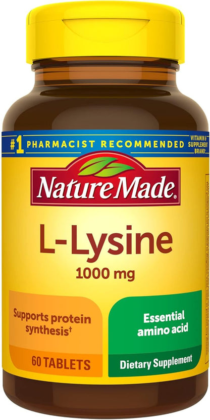 Nature Made Extra Strength L-Lysine 1000 60 Count