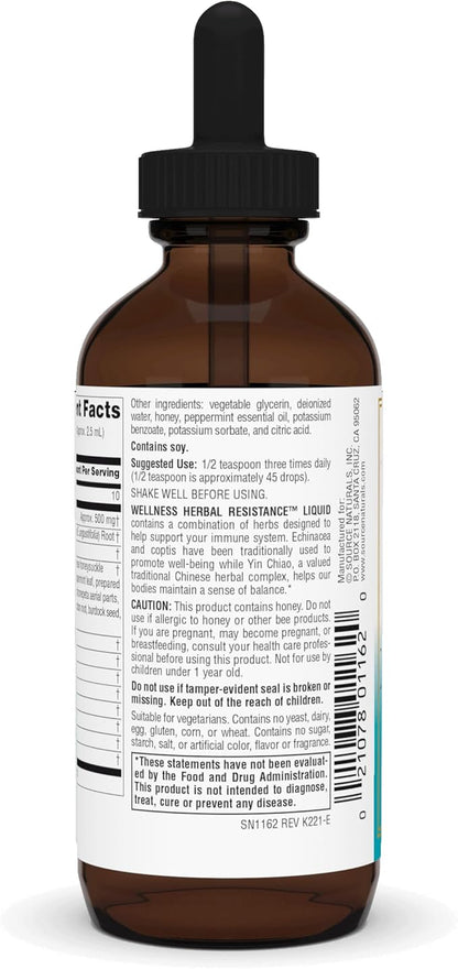Source Naturals Wellness Herbal Resistance Liquid 4 Fluid