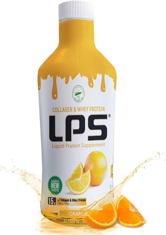 Sugar-Free Liquid Collagen & Whey Protein Supplement