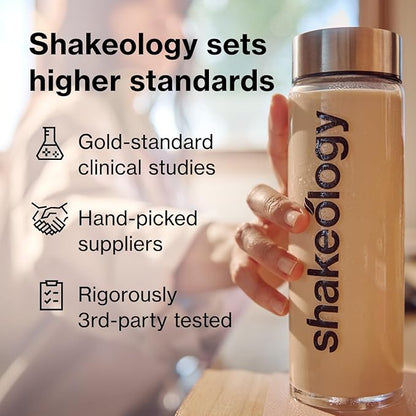 Shakeology Vegan Protein Powder - Gluten Free, Superfood Protein Shake - Helps Support Healthy Weight Loss, Lean Muscle Support, Gut Health, Manage Effects of Stress, Cafe Latte - 30 Servings