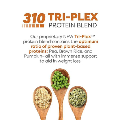 310 Nutrition - Vegan Organic Plant Powder and Meal Replacement Shake - Gluten, Dairy, and Soy Free - Keto and Paleo Friendly - 0 Grams of Sugar - Pumpkin Spice - 14 Servings