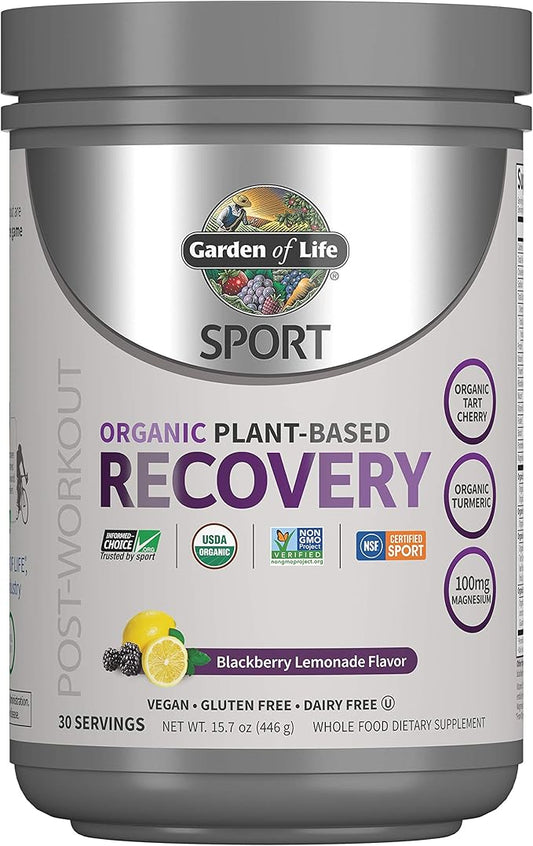 Garden of Life Sport Vegan Organic 30 Servings, 100mg Magnesium, 15.7 Oz