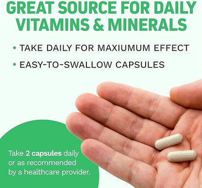 Whole Food Multivitamin for Teens (Boys 62 Superfoods 60 Capsules