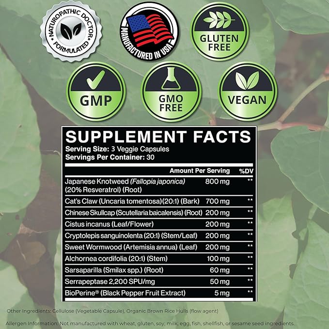 Tick Immune Support Supplement 90 Vegan