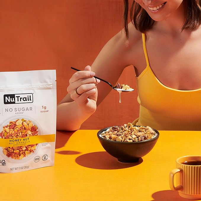 NuTrail Nut Granola Cereal, Honey Nut, 8 oz. 1 Count