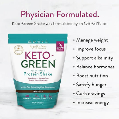 VIDAPURA Keto Green Protein Shake (40 Servings)