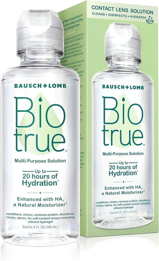 Biotrue Contact Lens Solution, Multi-Purpose Solution 4 FL