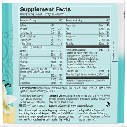 Vegan Collagen Protein Powder Plant-based 20 Servings