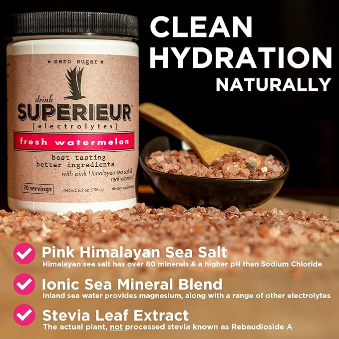Superieur Electrolytes – Plant Based Electrolyte (70 Servings)