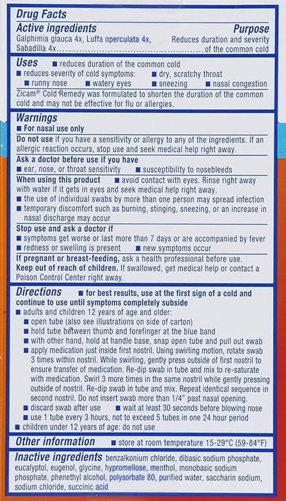 Zicam Cold Remedy Cherry Zinc Rapidmelts 25 Count 20 Count