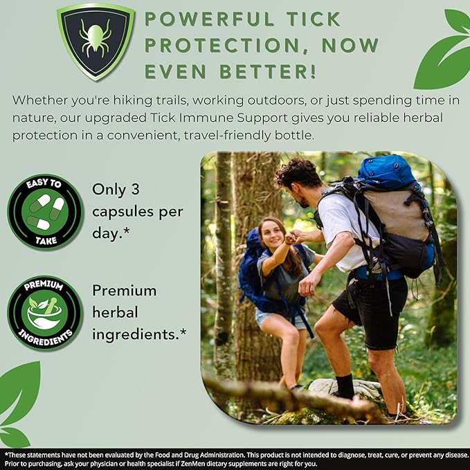 Tick Immune Support Supplement 90 Vegan