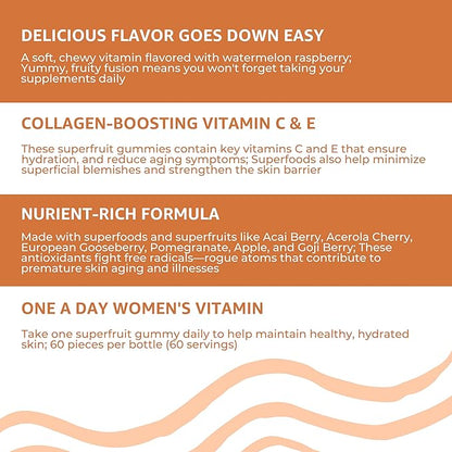 Baby Blues: Superfood Skin Glow Gummies 14 Collagen